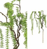 PTMD Leaves Plant Waterplant Kunsttak - 46 x 23 x 80 cm - Groen