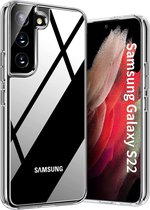 Hoesje Armor Back Cover Transparant Geschikt voor Samsung Galaxy S22