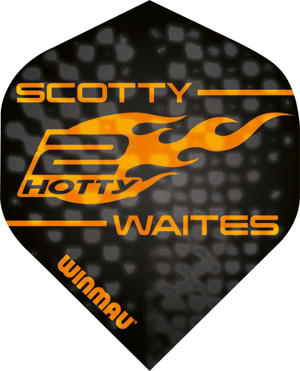 Winmau Scott Waites Black - Dart Flights