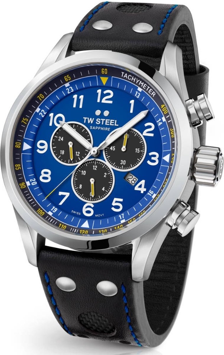 TW Steel Volante SVS305 Petter Solberg Chronograaf Herenhorloge 48mm