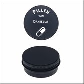 Pillen Blikje Met Naam Gravering - Daniella
