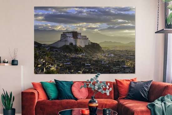 Peinture sur toile Tashilhunpo - 150x100 cm - Décoration murale