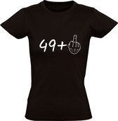 T-shirt Femme Cinquante Ans | 50 ans |50e anniversaire | sarah | Abraham | Noir