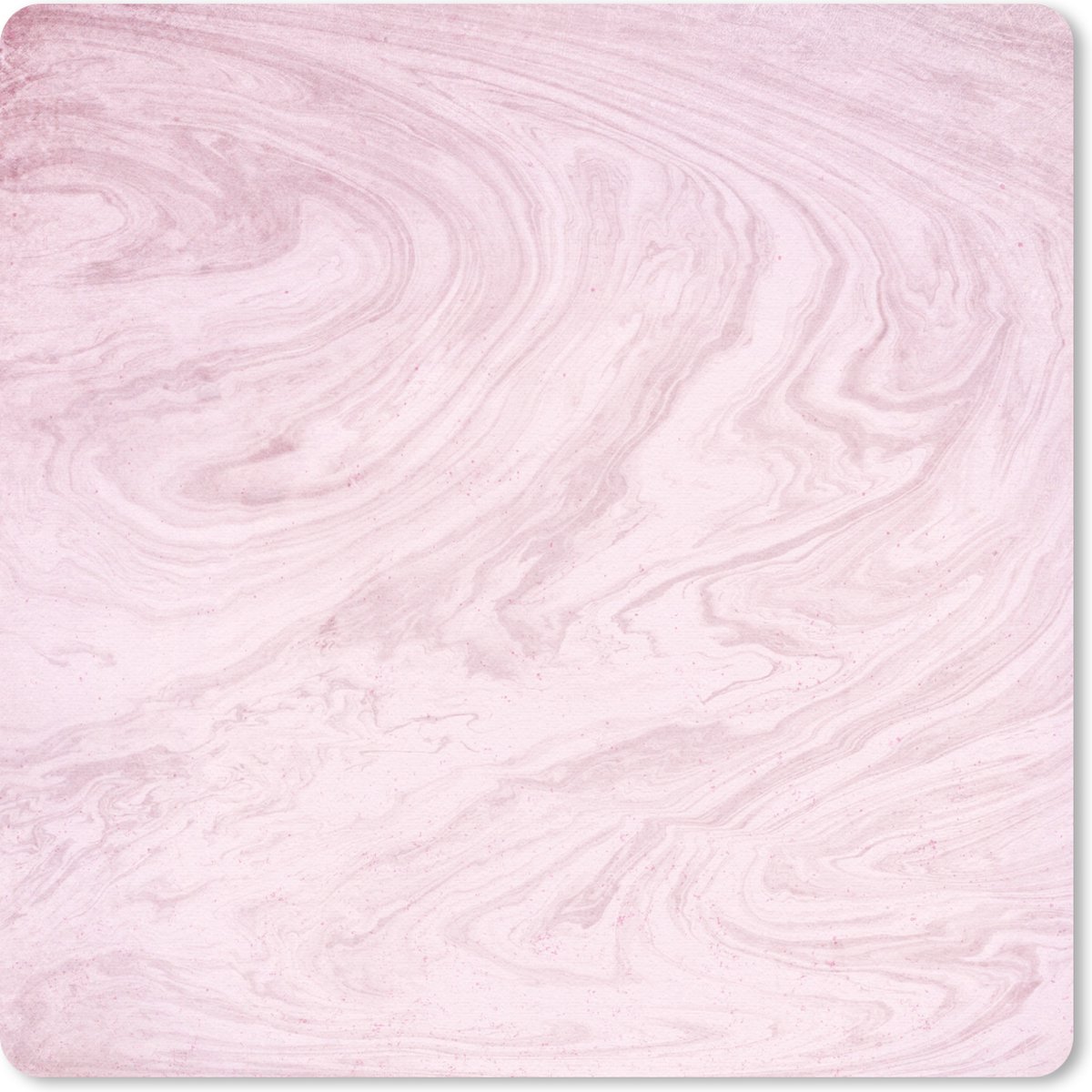 Muismat 30x30 cm - Mousepad Marmer - Roze - Patronen - Muismatten