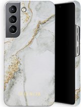 Selencia Maya Fashion Backcover Samsung Galaxy S22 hoesje - Marble Stone