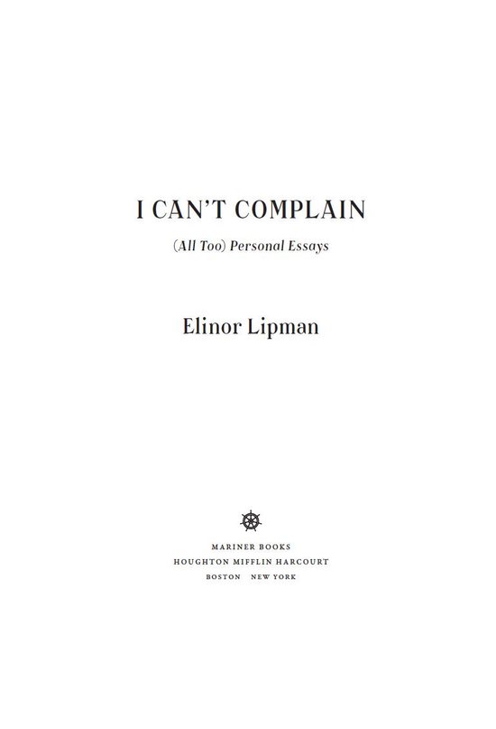 I Can't Complain - cover