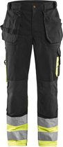 Blaklader Werkbroek High Vis 1529-1370 - Zwart/High Vis Geel - D108