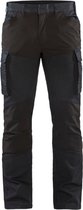 Blaklader Service werkbroek denim stretch 1457-1147 - Marineblauw/Zwart - C62