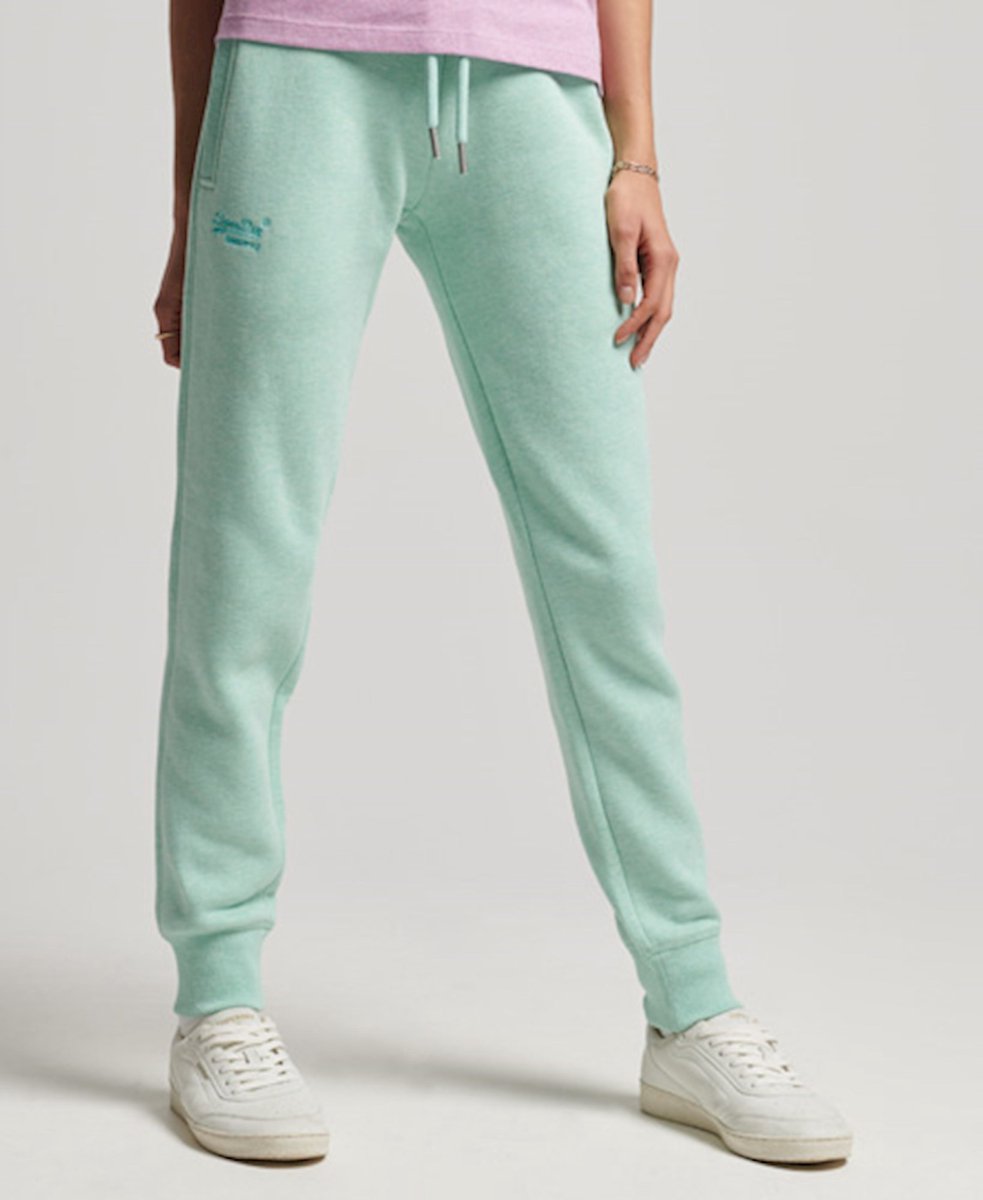 Superdry Dames Vintage Logo geborduurde joggingbroek Blauw