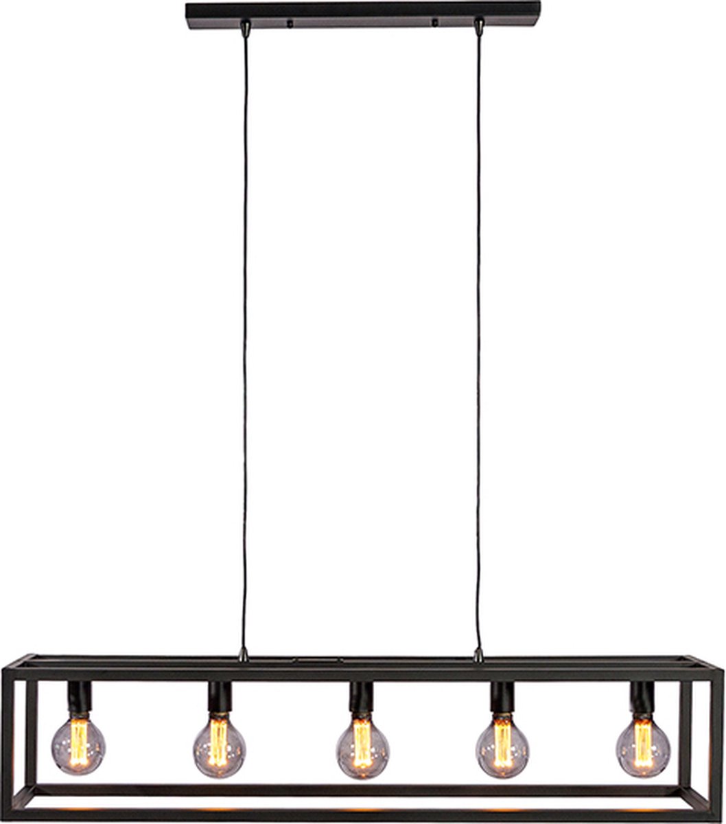Haluta Hanglamp | 5-lichts | Zwart