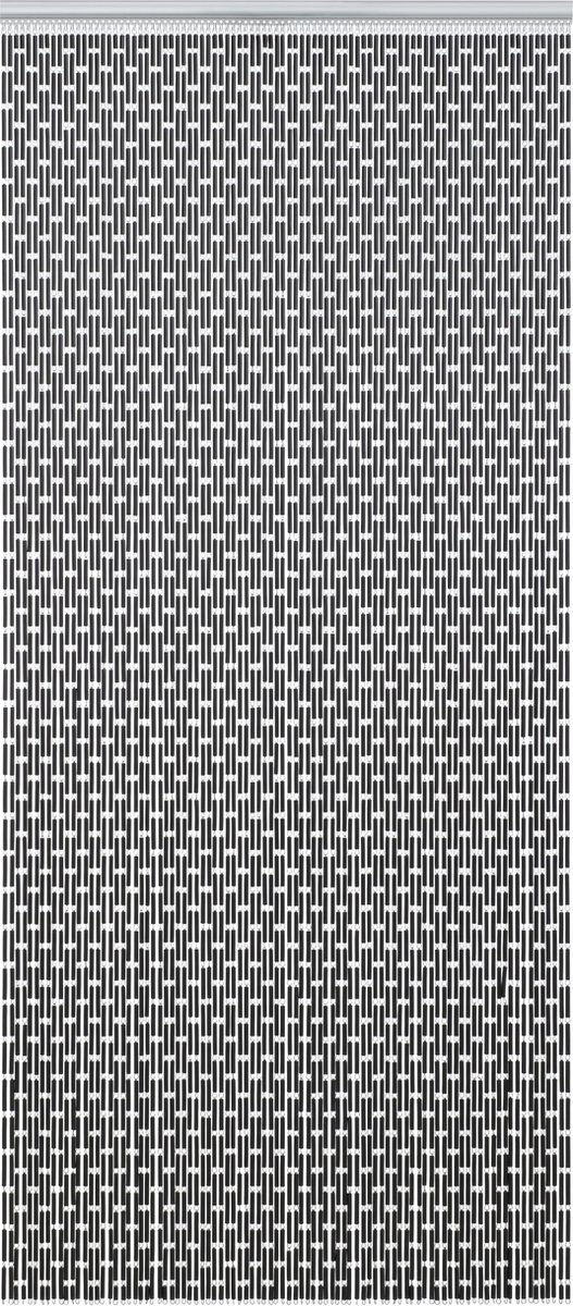 Liso Vliegengordijn - Hulzengordijn Gitzwart - 100 x 232 cm