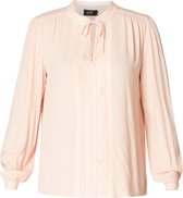 YESTA Helan Blouse - Pale Pink - maat 5(58/60)