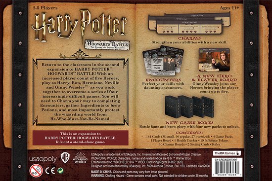 Harry Potter: Hogwarts Battle – The Charms and Potions Expansion! - Uibreiding - Engelstalig - Usaopoly