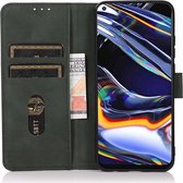 KHAZNEH Motorola Moto G31 / G41 Hoesje Retro Wallet Book Case Groen