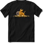 Bitcoin Bull - Crypto T-Shirt Kleding Cadeau | Dames / Heren / Unisex | Bitcoin / Ethereum shirt | Grappig Verjaardag kado | Tshirt Met Print  Prijs - Zwart - M