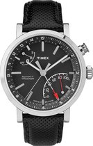 Timex Metropolitan+ TW2P81700 Horloge - Leer - Zwart - Ø 42 mm