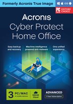 Acronis Cyber Protect Home Office Advanced + 500 GB Acronis Cloud Storage - 3 Gebruikers/ 1 Jaar - Windows/MAC