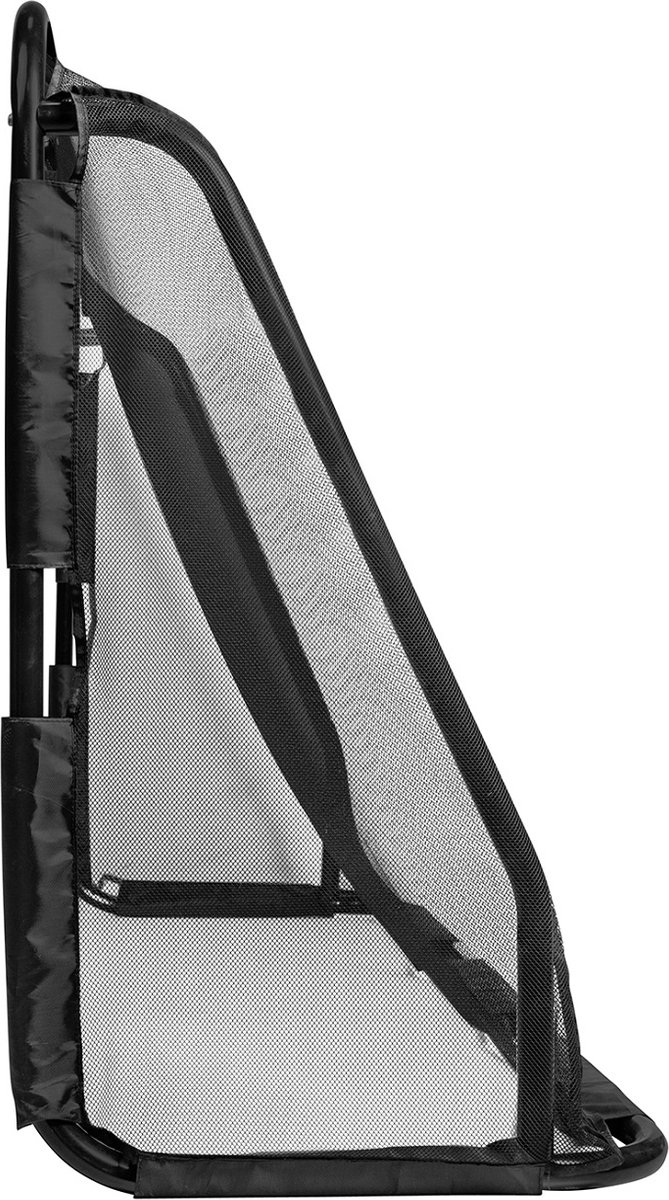 VirtuFit Voetbaldoel Pro met Doelwand - Voetbalgoal - 170 x 110 cm - Doelwand met 2 open zones - Snelle montage - Voetbaldoel met gatendoek - Inclusief 4 grondankers — afbeelding 3