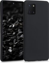 kwmobile telefoonhoesje voor Samsung Galaxy Note 10 Lite - Hoesje voor smartphone - Back cover in mat zwart