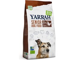 4x Yarrah Bio Hondenvoer Senior Kip 2 kg