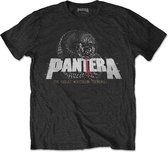 Pantera Heren Tshirt -S- Snake Logo Zwart