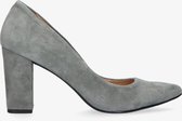 Tango | Betney 1-e mid grey suede pump - straight heel/sole | Maat: 40