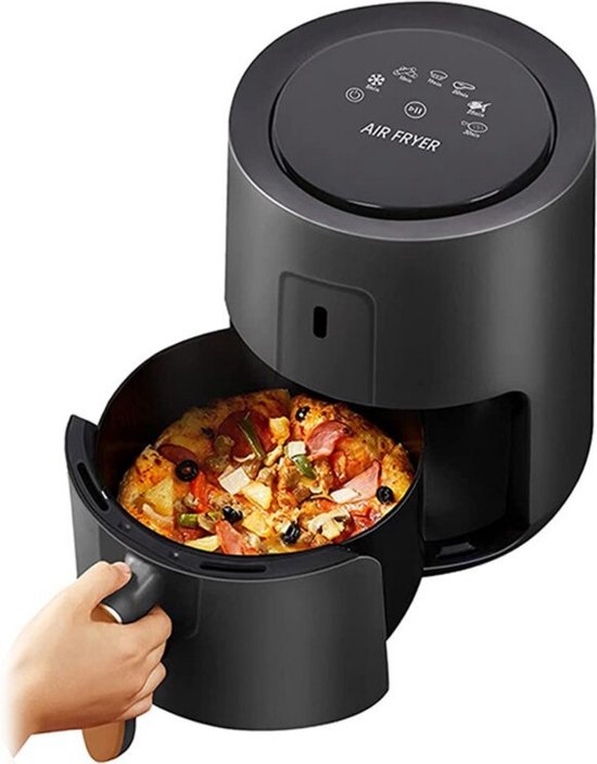 Inventum GF500HLD Airfryer - Hetelucht Friteuse - 5 Liter - 1700 Watt Zwart Rvs14
