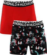 Muchachomalo-2-pack onderbroeken voor mannen-Elastisch Katoen-Boxershorts - Maat L