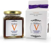 Honing met lavendelbloesem Griekenland - 250g - Vasilissa - Vloeibare Honing in een Honingpot
