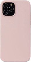 Apple iPhone 13 Hoesje - Mobigear - Rubber Touch Serie - Hard Kunststof Backcover - Sand Pink - Hoesje Geschikt Voor Apple iPhone 13