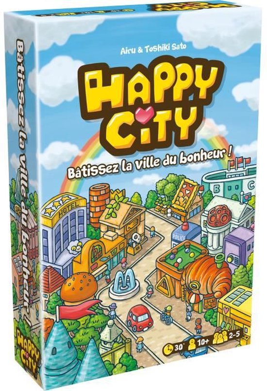 Afbeelding van het spel Gelukkige stad | Leeftijd: 10+| Aantal spelers: 2-5