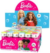 24x Barbie bellenblaas flesjes met spelletje 60 ml voor kinderen - Uitdeelspeelgoed - Grabbelton speelgoed