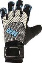 Real Aqua Keepershandschoenen Kinderen - Zwart / Lichtblauw | Maat: 4