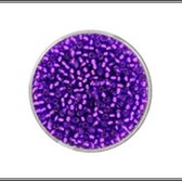 9660-864 Jap. Miyukirocailles - 2,2mm - silverlined lilac - 12 gram