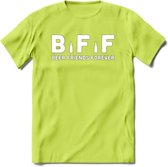 Bier BFF T-Shirt | Unisex Kleding | Dames - Heren Feest shirt | Drank | Grappig Verjaardag Cadeau tekst | - Groen - L
