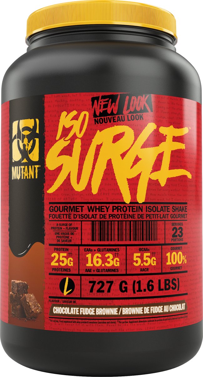 Goedkoopste Mutant Iso Surge (1.6lbs) Chocolate Fudge Brownie