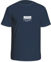 Quiksilver - UV-Zwemshirt met korte mouwen voor jongens - Surf shirt - Blauw - maat 146-152cm