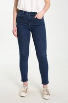 Cassis Dames Donkere skinny jeans met 7/8-lengte - Sportbroek - Maat 42
