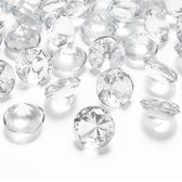 50x Hobby/decoratie transparante diamantjes/steentjes 20 mm/2 cm