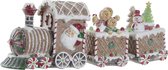 Kerstversiering DKD Home Decor Hars Trein (41 x 12 x 15 cm)