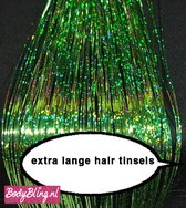 Hair Tinsels Sparkling green #23