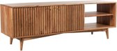 Scandinavian Piano - TV-meubel - 2 deuren - 2 nissen - massief acacia - naturel