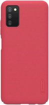 Nillkin - Telefoonhoesje geschikt voor Samsung Galaxy A03s - Super Frosted Shield - Back Cover - Rood
