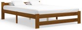 Decoways - Bedframe massief grenenhout honingbruin 180x200 cm