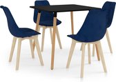 Decoways - 5-delige Eethoek blauw