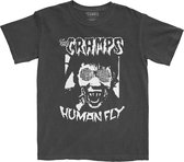 The Cramps Heren Tshirt -L- Human Fly Zwart