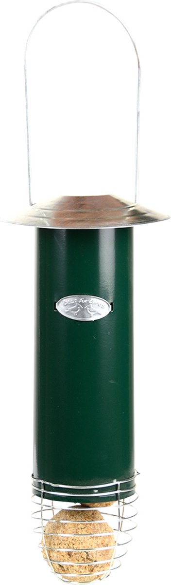 Esschert Design Silo - Vogelvoederhuisje - Groen - 12 cm x 27 cm x 17 cm