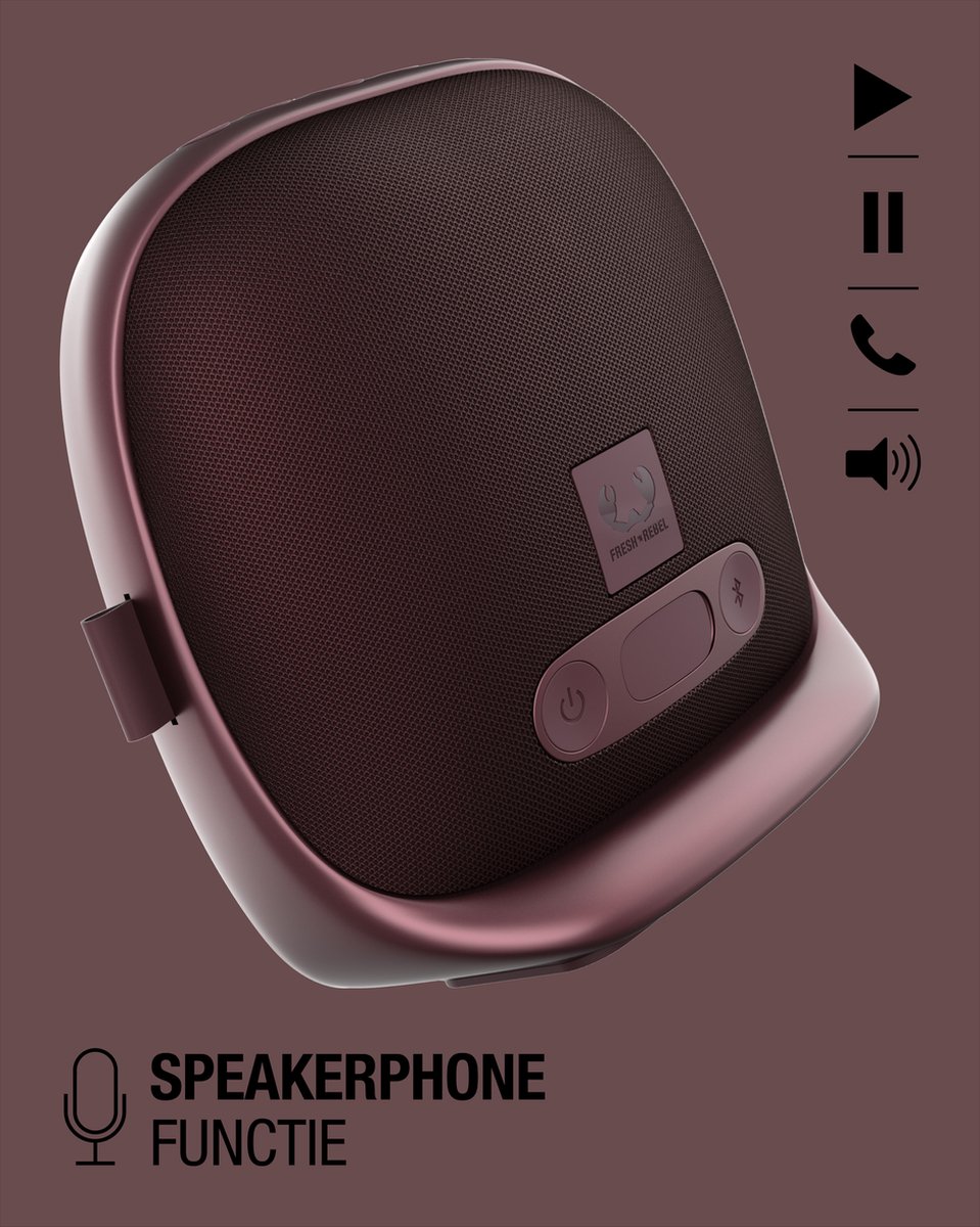 Fresh 'n Rebel Soul - Bluetooth speaker - Deep Mauve - Paars - Draadloze  speaker -... | bol