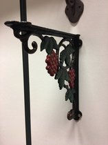Belle étagère rack-cintre motif raisin, fonte-petite