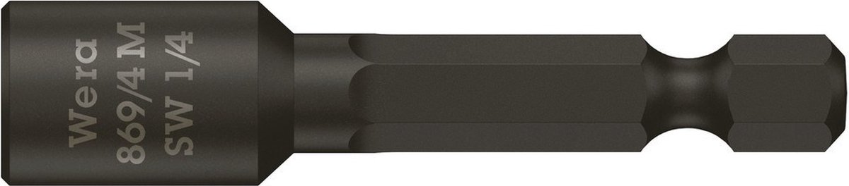 Wera 05060429001 869/4 M Dopbit, Magnetisch 1/4 x 50mm
